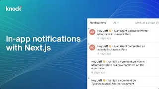 How to send in-app notifications with Next.js