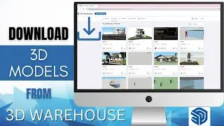 How to Download 3d Model from 3d Warehouse for Sketchup For Free| Using Web Browser (2023)