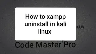 How to xampp uninstall in kali linux bangla tutorial