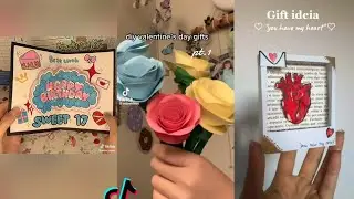 asthetic diy gift ideas for him/her tik tok compilation 💞 paper crafts,cards