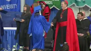 N.J. graduate savors an unexpected reunion at Seton Hall commencement