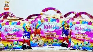 👑EMOTIMONS KITTIES SBABAM! Сюрпризы Эмоциональные Котята, Kinder Surprise unboxing