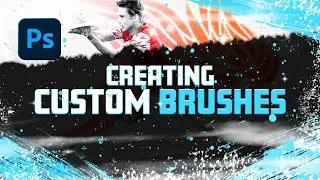 Making 5 Custom Brushes for Sports Design | Photoshop Tutorial