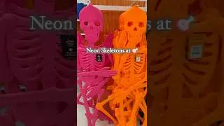 Neon Skeleton Decor at Target! 