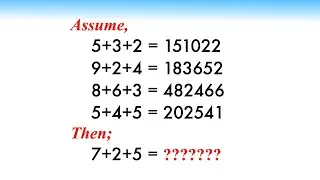 Solve this : if 5+3+2 = 151022 | 9+2+4 = 183652 | 8+6+3 = 482466 | 5+4+5 = 202541. Then 7+2+5 = ?