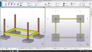 7. Tekla Structures Tutorials | Drawing beam and Modifying beam in Tekla Structures 2021