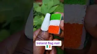 Nagelkunst-Tutorial mit Irland-Flagge 