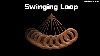 Swinging loop animation | Blender 2.93 Beginners tutorial