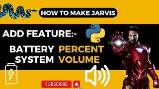 Check battery percentage and control system volume using python | how to make jarvis