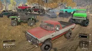 [IR] 1993 DE-250 Pickup & 63 Diesel Mega Truck - Testing on TnB Trails | SnowRunner Console Mods