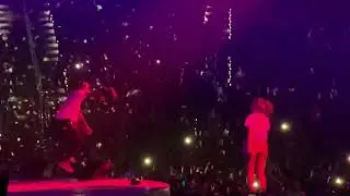 Travi$ Scott: with a fan... biebs in the trap (Live) from PNC Arena in Raleigh, NC (2018)