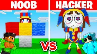 NOOB vs HACKER: I Cheated In a POMNI Build Challenge!