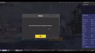 login failed  please log in through the twitter app