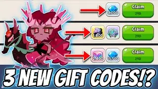 ALL 3 COUPON CODES! ⚠️ Redeem Special GIFT CODES Now in Cookie Run Kingdom!