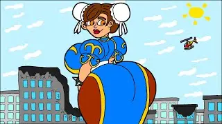 CHUN LI MOMMY GIANTESS MUSCLE GROWTH UNAWARE POV CITY BUTT CRUSH