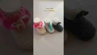 Пинетки на малышей👶спицами