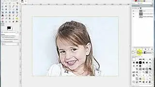 Создаем карандашный рисунок из фотографии в Gimp 2.8