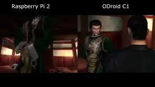 Dreamcast Emulation Raspberry Pi vs Odroid C1 Android on Reicast - Shenmue