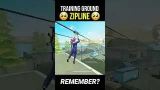 Old Training Ground Zipline 🥺 | Free Fire Old Memories 