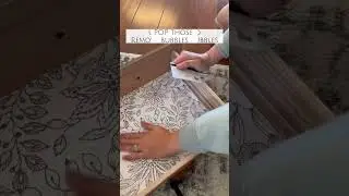 ASMR 🔊 Installing peel + stick wallpaper 