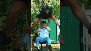 Leapfrog Prank: Funny Reaction😂🫣 #kiryakolesnikov #sports #funny #prank #stunt #parkour #comedy