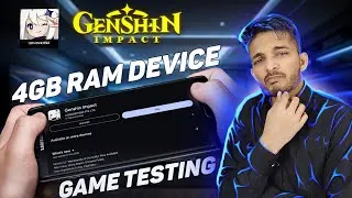 Can we play Genshin Impact game in 4gb ram device? | Genshin Impact 4gb Ram Mobile Gameplay testing