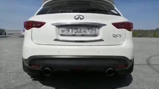 Infiniti QX70 / FX37 exhaust by GT-R!!! Part III