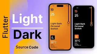 Light and Dark Themed App Flutter | With Source Code | #strengthcode #flutter #android