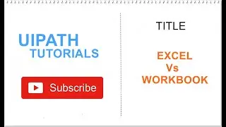 Difference Between Excel and Workbook - Interview Question Part 1