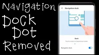 NAVIGATION DOCK | Watch how to remove this now | VOICE TUTORIAL