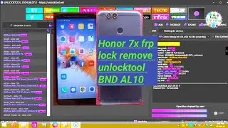 Honor 7x frp lock remove unlocktool kirin659 cpu Google account remove #honor7xfrpunlocktool