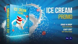 Ice Cream Promo | After Effects | Premiere Pro