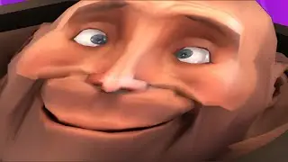 TF2 Heavy finds a Dispenser 