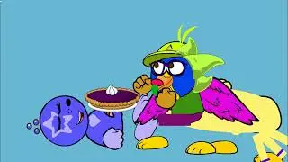 Betty the Blue Seal with her Licky Tummy, Bellymouth test in Li'l Peepz | GoAnimate, Wrapper Offline