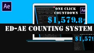 One click after effects counting animation | Here’s how I do it..