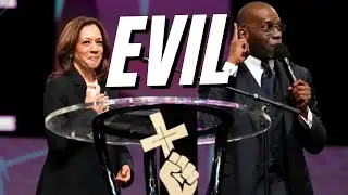 Kamala Harris at Jamal Bryant's Church!