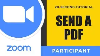 Send a pdf to everyone in Zoom – Participant Zoom Tutorial #10