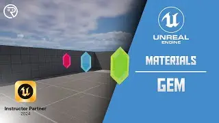 Unreal Engine 5 Tutorial -  Material Editor: Gem