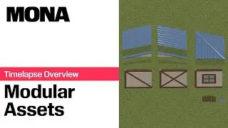 Mona Timelapse | Creating Modular Assets with Trim Sheets for Unity