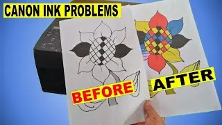 How To Fix CANON PRINTER COLOR PRINT PROBLEM | Black ink Not Printing on Canon G3020, G1020, Etc.