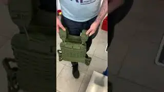 Обзор на Тактическая разгрузка плитоноска под бронепластины Tactical Олива c плитами