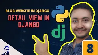 How to create detail view in Django | Function based view in Django | Blog Post Website - 8