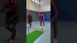 Spider-Man & Miles Morales the floor is lava 