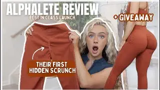 ALPHALETES FIRST HIDDEN SCRUNCH LEGGING! TENACITY HONEST TRY ON HAUL REVIEW ACTIVEWEAR 2024