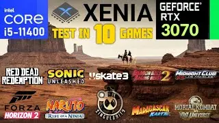 Xenia Emulator Test In 10 Games | RTX 3070 + i5 11400