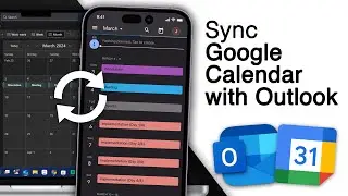 How To Sync/Connect Google Calendar With Outlook!