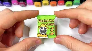 DIY Miniature Zoonomaly Chips / How to Make / Easy Paper Craft Ideas