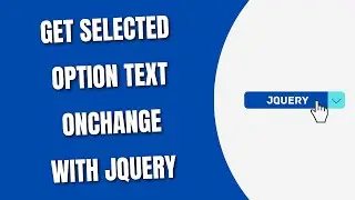 Get Selected Option Text onchange with jQuery [HowToCodeSchool.com]