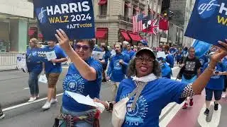 UFT marches in the NYC Labor Parade