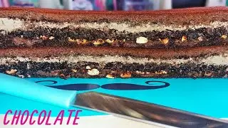 ЛУЧШИЙ ШОКОЛАДНЫЙ ТОРТ (Сироп + Карамель) 🍰 Chocolate Cake Recipe